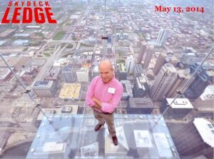Braving the Skydeck in Chicago